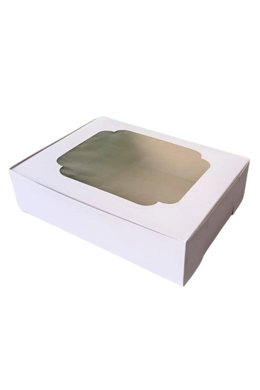 Caja para Pastel 48 cm - Paq c/5 cajas | con o sin Ventana | MENUDEO