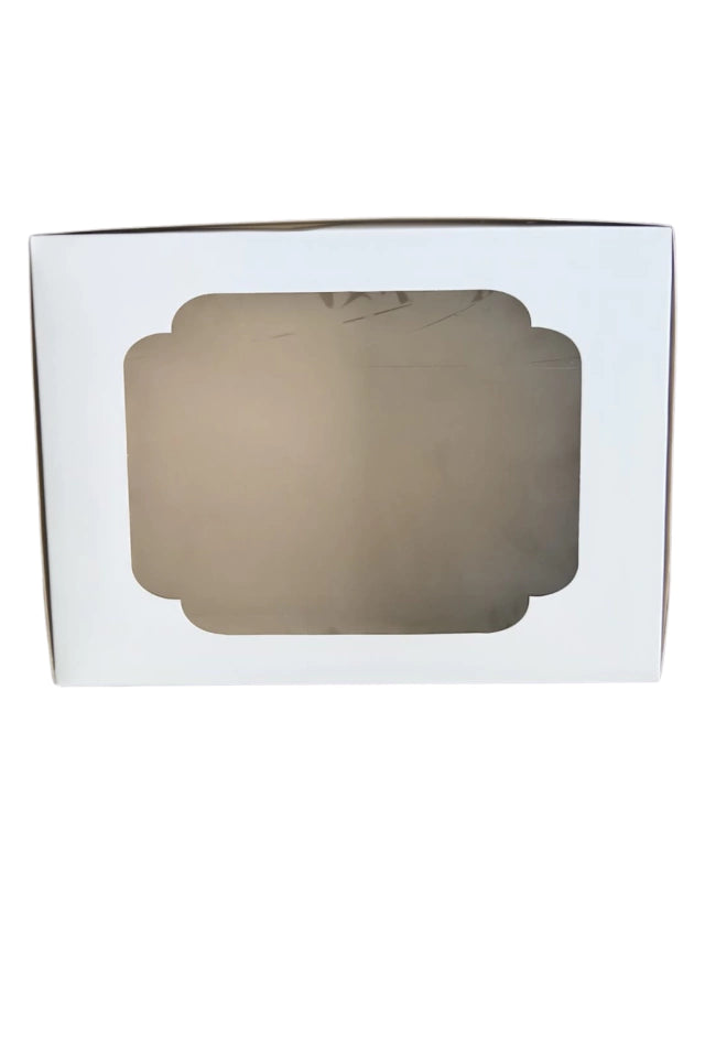 Caja para Pastel 48 cm - Paq c/5 cajas | con o sin Ventana | MENUDEO