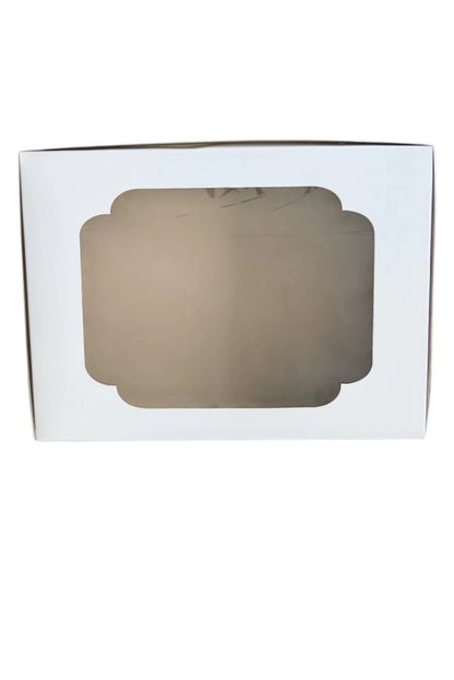 Caja para Pastel 48 cm - Paq c/5 cajas | con o sin Ventana | MENUDEO