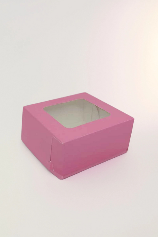 Caja Estandar 10 c/ventana – Paq c/5 Pzas | Variedad de Colores | MENUDEO