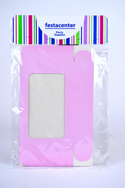 Caja Tasty c/ventana – Paq c/5 Pzas | Variedad de Colores | MENUDEO