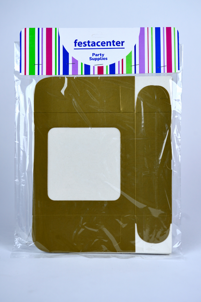 Caja Estandar 14 c/ventana – Paq c/5 Pzas | Variedad de Colores | MENUDEO