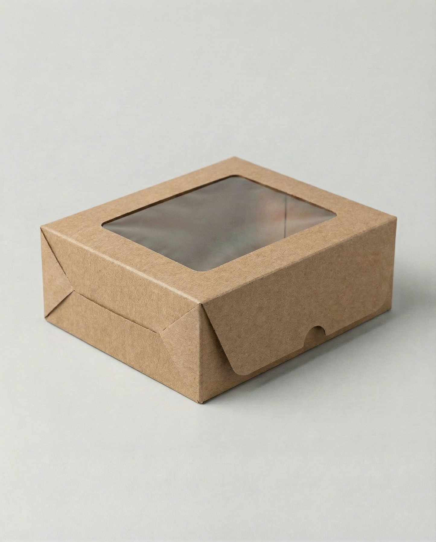 Caja Estandar 16 c/ventana – Paq c/5 Pzas | Variedad de Colores | 16 x 16 x 7.5 cms