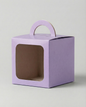 Caja Cubo Est 10 c/ventana – Paq c/5 Pzas | Variedad de Colores | 10 x 10 x 10 cms