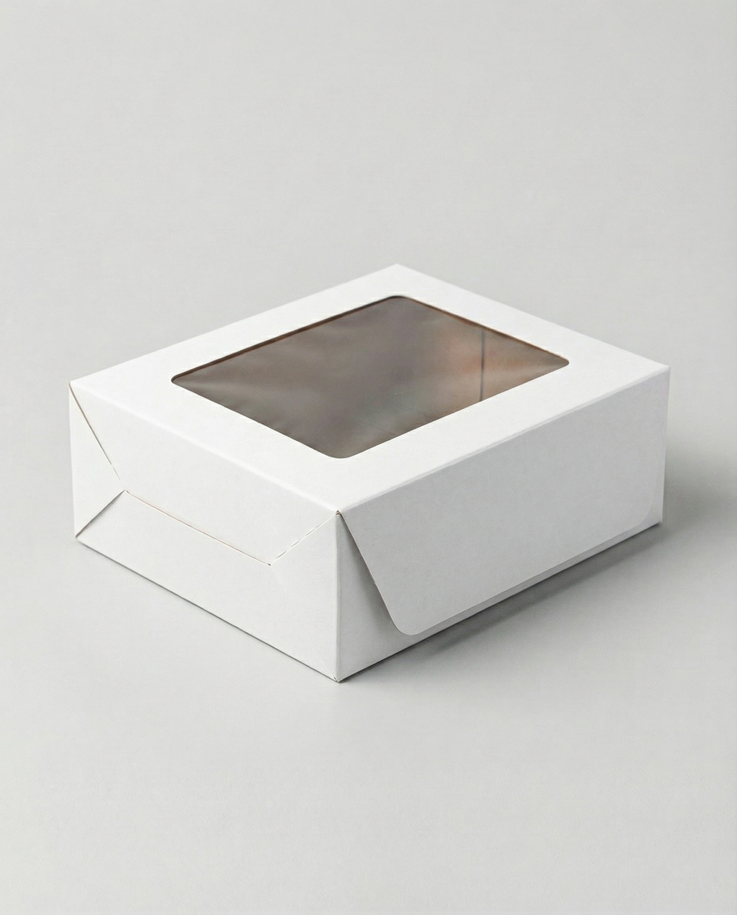 Caja Estandar 16 c/ventana – Paq c/5 Pzas | Variedad de Colores | 16 x 16 x 7.5 cms