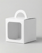 Caja Cubo Est 10 c/ventana – Paq c/5 Pzas | Variedad de Colores | 10 x 10 x 10 cms