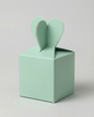Caja Moñito Mini – Paq c/5 Pzas | Variedad de Colores | 6.5 x 6.5 x 5 cm