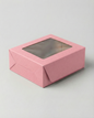 Caja Estandar 16 c/ventana – Paq c/5 Pzas | Variedad de Colores | 16 x 16 x 7.5 cms