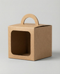 Caja Cubo Est 10 c/ventana – Paq c/5 Pzas | Variedad de Colores | 10 x 10 x 10 cms