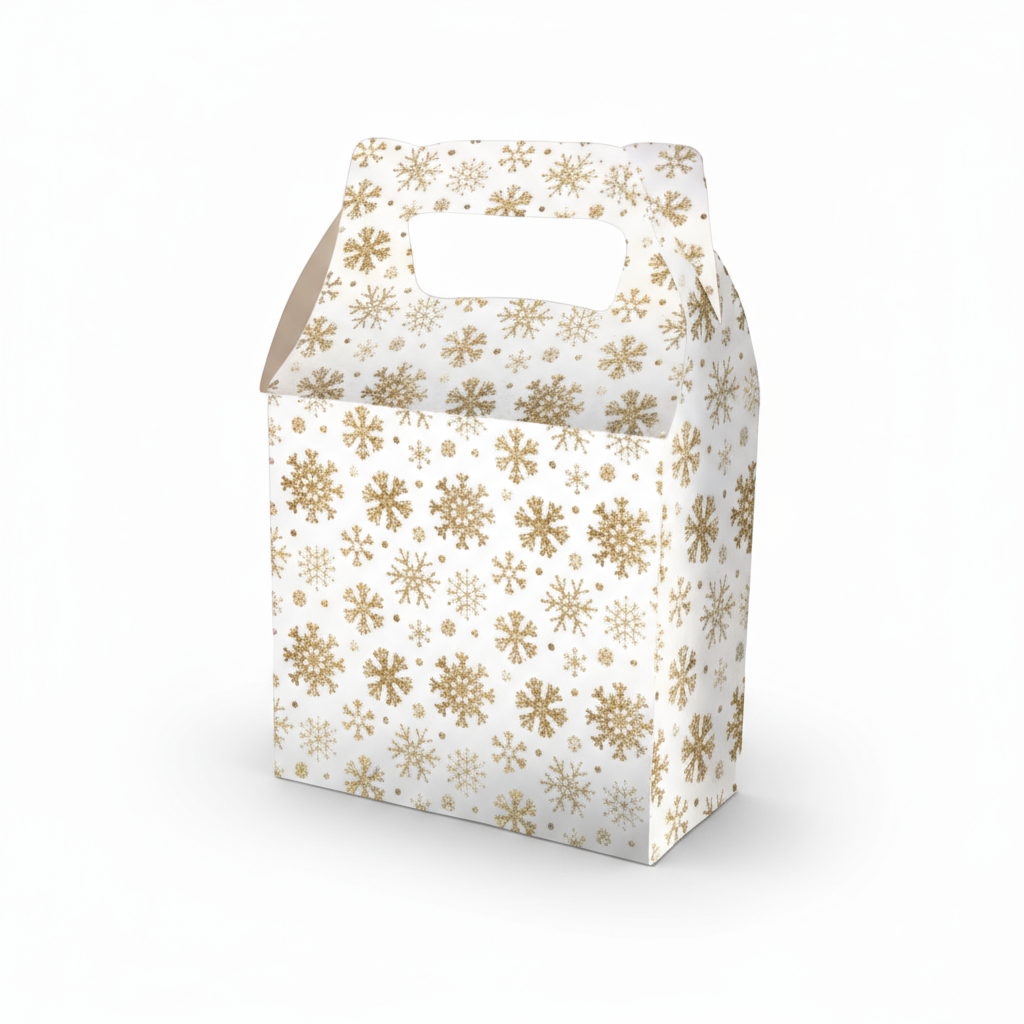 Caja de Dulces Mediana - Paq c/10 pzas | Varierdad de Diseños NAVIDAD | 13.5 × 7.2 × 18.5 cms