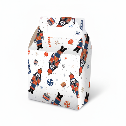 Caja de Dulces Mediana - Paq c/10 pzas | Varierdad de Diseños NAVIDAD | 13.5 × 7.2 × 18.5 cms