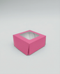 Caja Estandar 10 c/ventana – Paq c/5 Pzas | Variedad de Colores | 10 x 10 x 5 cm