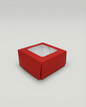 Caja Estandar 10 c/ventana – Paq c/5 Pzas | Variedad de Colores | 10 x 10 x 5 cm