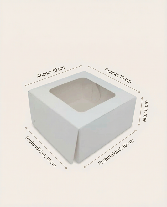 Caja Estandar 10 c/ventana – Paq c/5 Pzas | Variedad de Colores | DISTRIBUIDOR ELITE 45% OFF